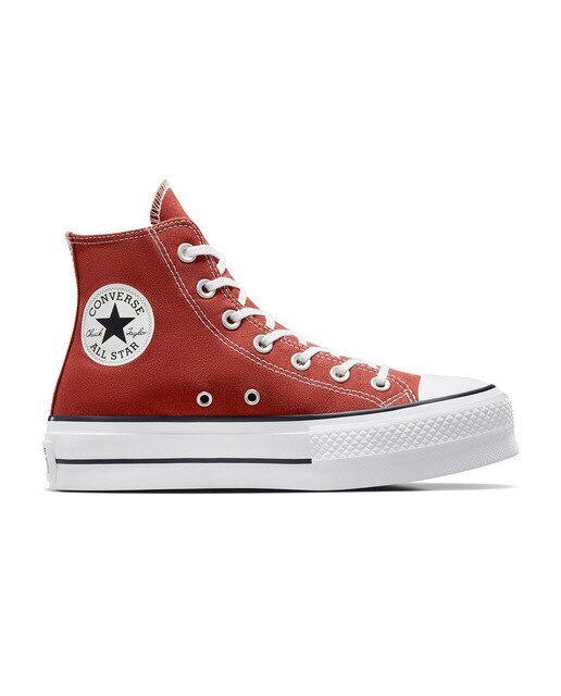 Sapatilhas Casual de Mulher Chuck Taylor All Star Lift Hi Vermelho-1