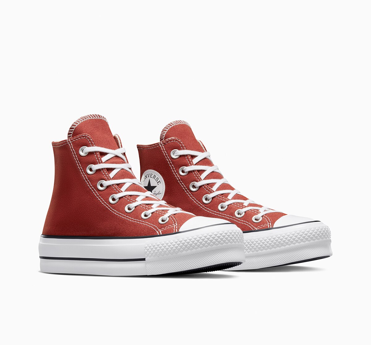 Sapatilhas Casual de Mulher Chuck Taylor All Star Lift Hi Vermelho-2