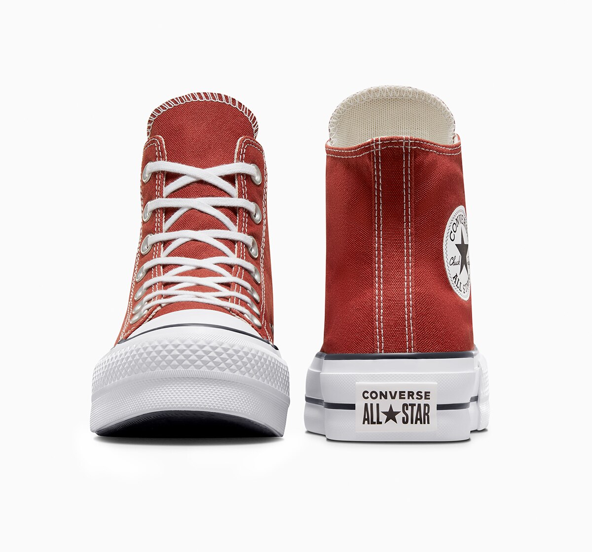 Sapatilhas Casual de Mulher Chuck Taylor All Star Lift Hi Vermelho-5