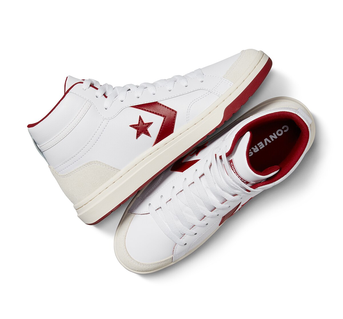 Sapatilhas Casual Altas Unissexo Pro Blaze Classic Mid Pro Blaze Branco / Vermelho-3