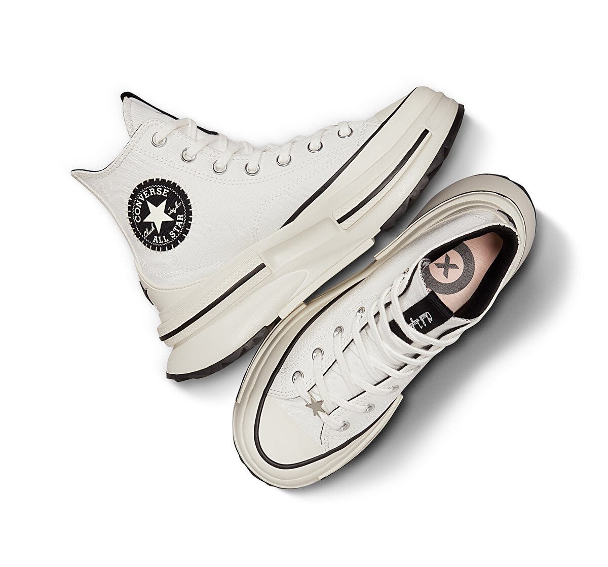 Sapatilhas Casual Altas Unissexo Run Star Legacy CX Bold Scene Branco-3