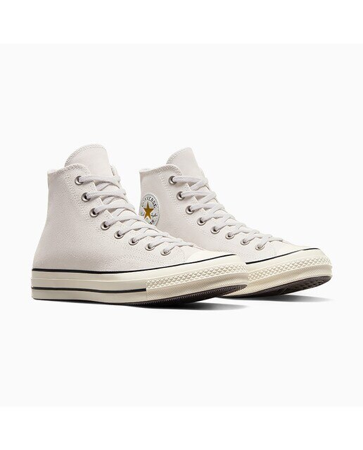 Sapatilhas Casual Unissexo Chuck 70 HI Seasonal Color Suede Branco-3