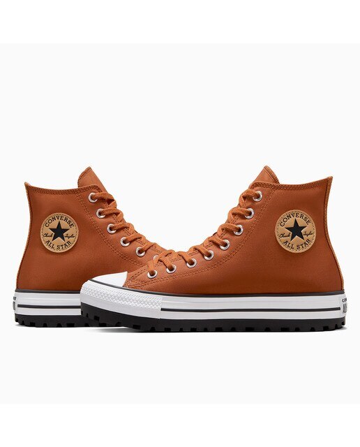 Sapatilhas Casual Unissexo Chuck Taylor All Star City Trek HI Seasonal Transition Capsule Vermelho-4