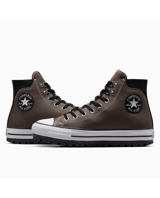 Sapatilhas Casual Unissexo Chuck Taylor All Star City Trek Wp HI Counter Climate Castanho-escuro-4