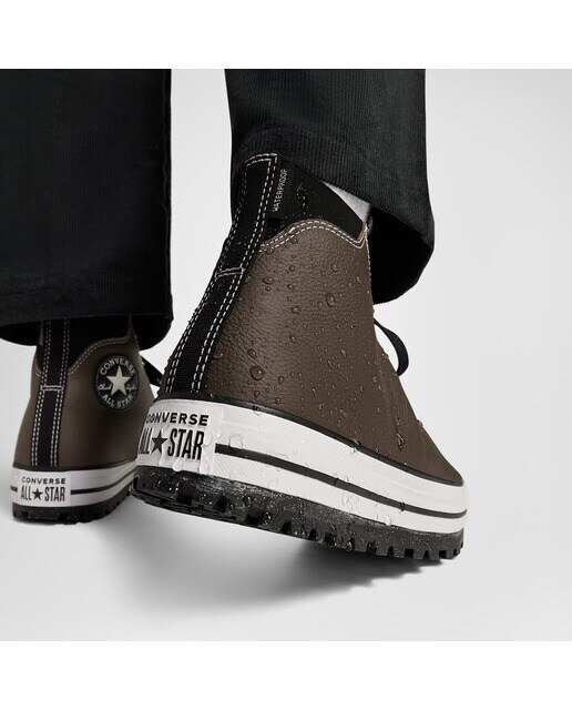 Sapatilhas Casual Unissexo Chuck Taylor All Star City Trek Wp HI Counter Climate Castanho-escuro-9