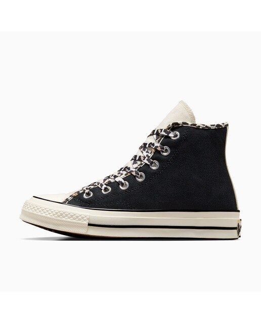 Sapatilhas Casual de Mulher Chuck 70 HI Leopard Love Preto-2
