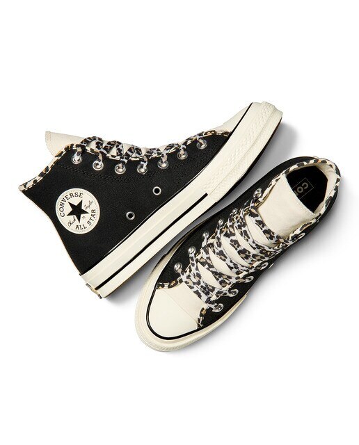 Sapatilhas Casual de Mulher Chuck 70 HI Leopard Love Preto-3
