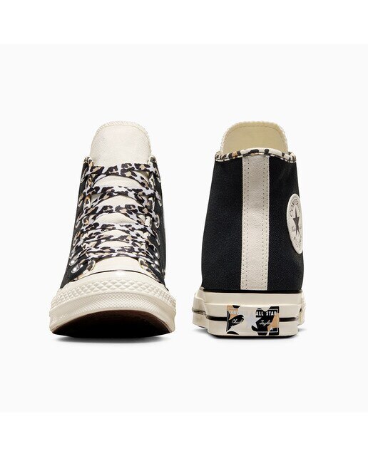 Sapatilhas Casual de Mulher Chuck 70 HI Leopard Love Preto-5