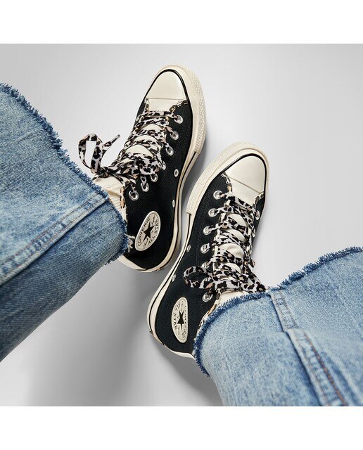Sapatilhas Casual de Mulher Chuck 70 HI Leopard Love Preto-8