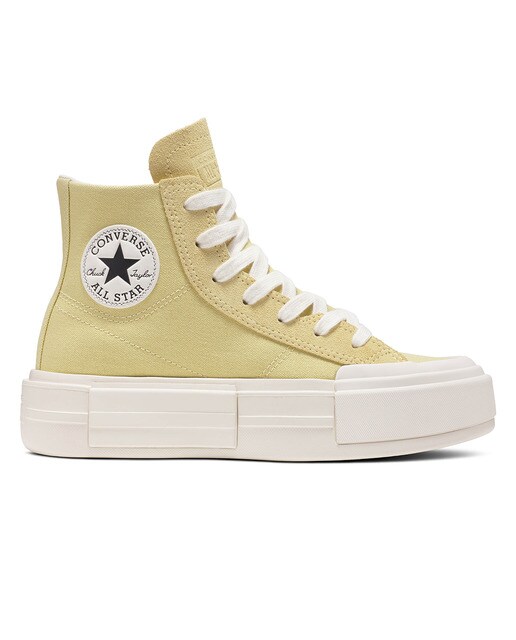 Sapatilhas Casual Altas Unissexo Chuck Taylor All Star Cruise Hi Seasonal Color Amarelo-1