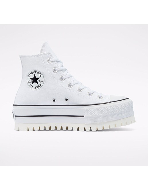 Sapatilhas Casual Altas de Mulher Chuck Taylor All Star Lift Canvas HI Trek LTD Branco-1