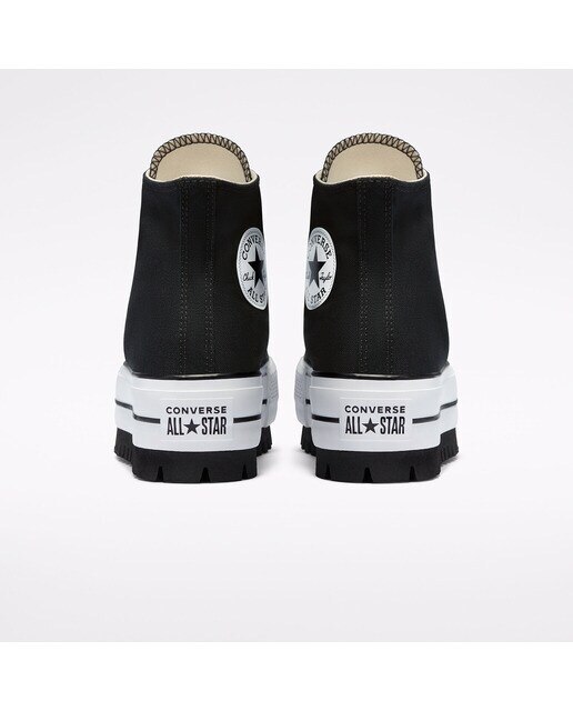 Sapatilhas Casual Altas de Mulher Chuck Taylor All Star Lift Canvas HI Trek LTD Preto-5