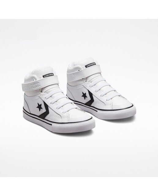 Sapatilhas Casual de Criança Pro Blaze Strap Leather High Top Branco-2