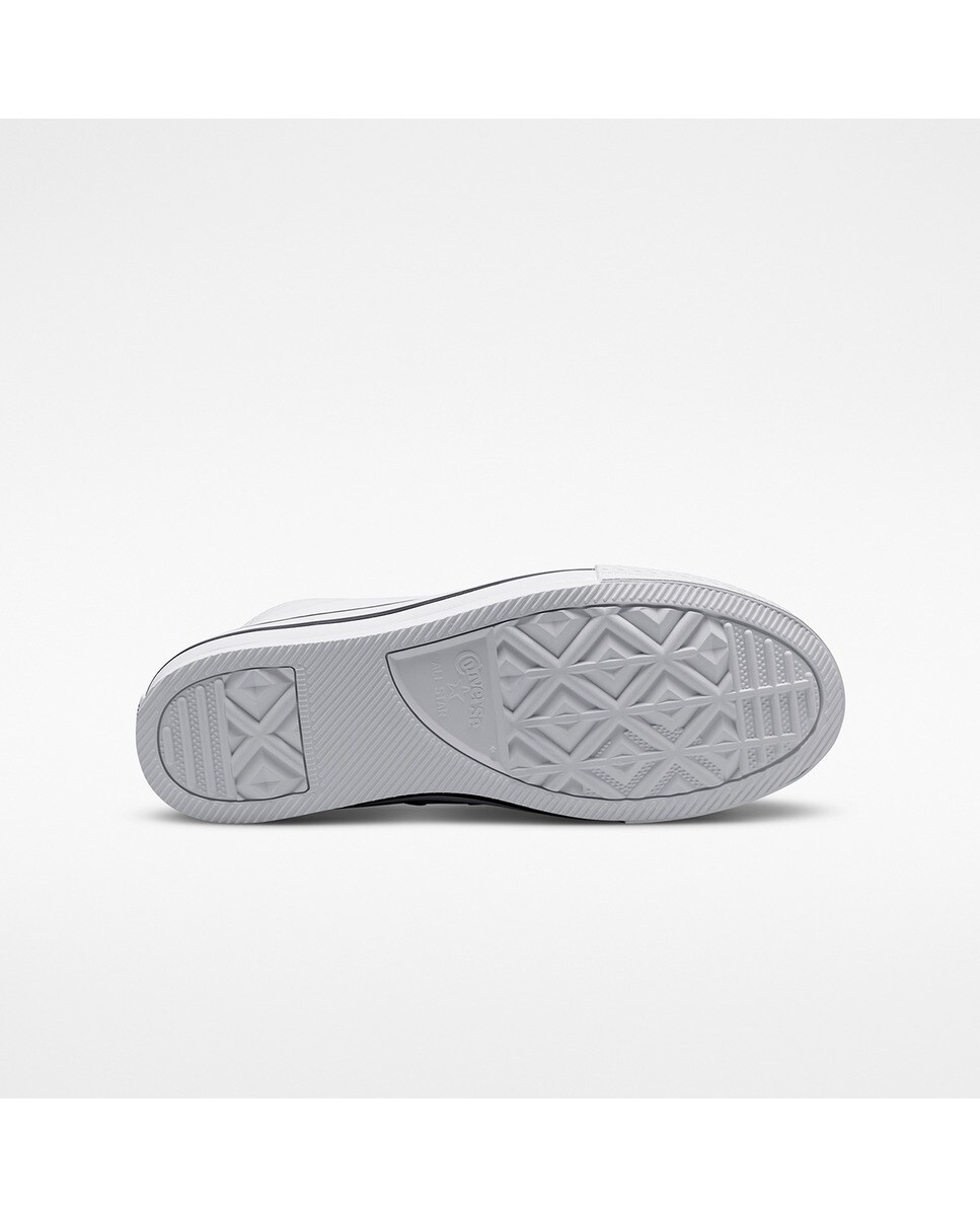 Sapatilhas Casual de Criança Chuck Taylor All Star Eva Lift Leather Platform High Top Branco-3