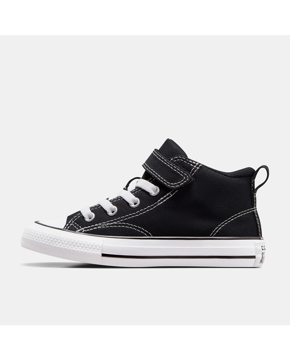 Sapatilhas Casual de Criança Chuck Taylor All Star Malden Street Foundational Canvas Mid Top Converse Preto-2