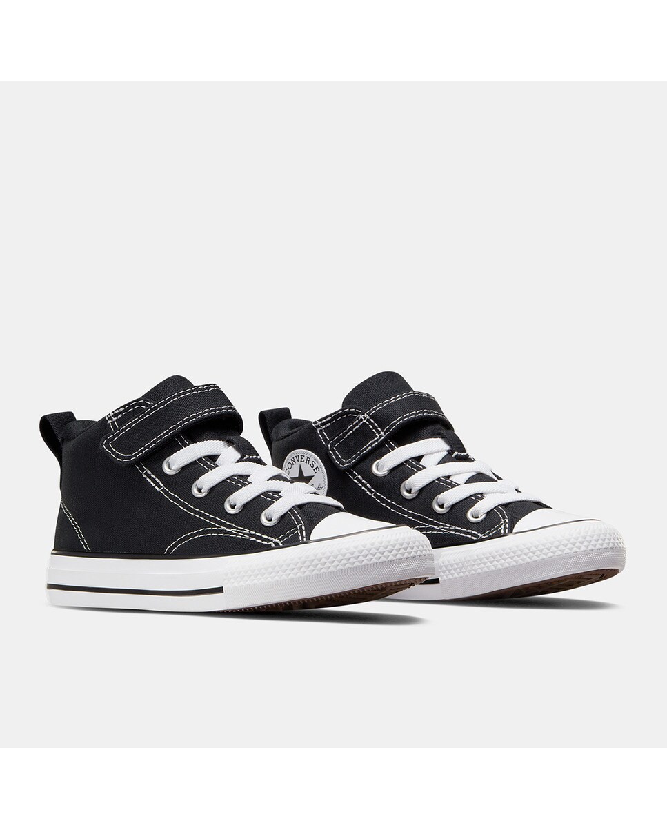Sapatilhas Casual de Criança Chuck Taylor All Star Malden Street Foundational Canvas Mid Top Converse Preto-5