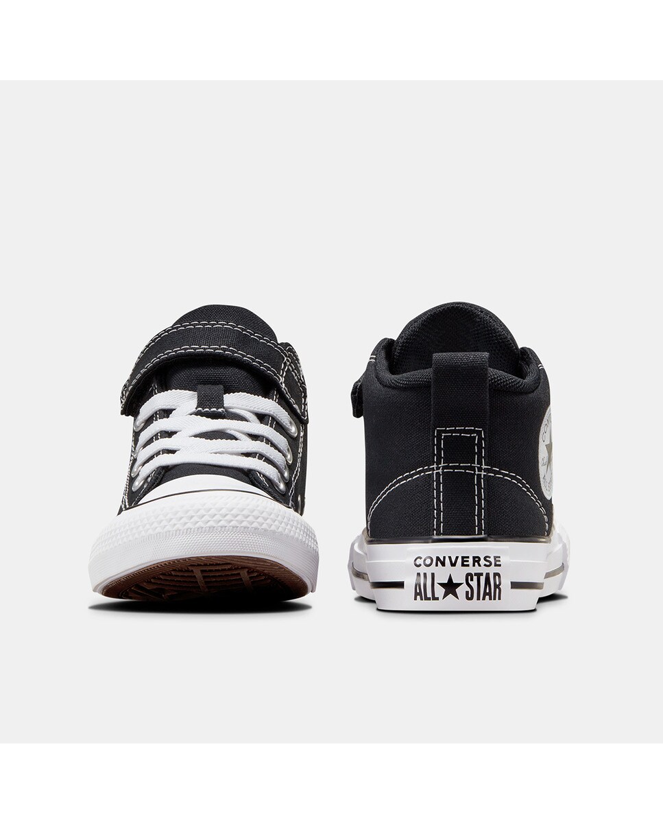 Sapatilhas Casual de Criança Chuck Taylor All Star Malden Street Foundational Canvas Mid Top Converse Preto-6