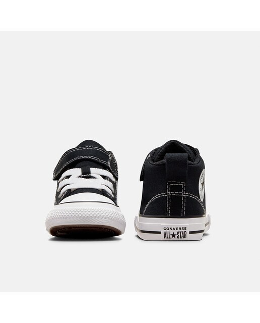 Sapatilhas Casual de Criança Chuck Taylor All Star Malden Street Foundational Canvas Mid Top Preto-5