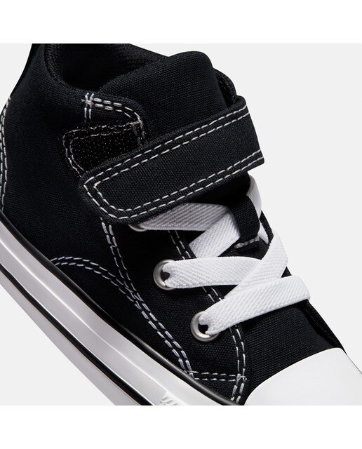 Sapatilhas Casual de Criança Chuck Taylor All Star Malden Street Foundational Canvas Mid Top Preto-6