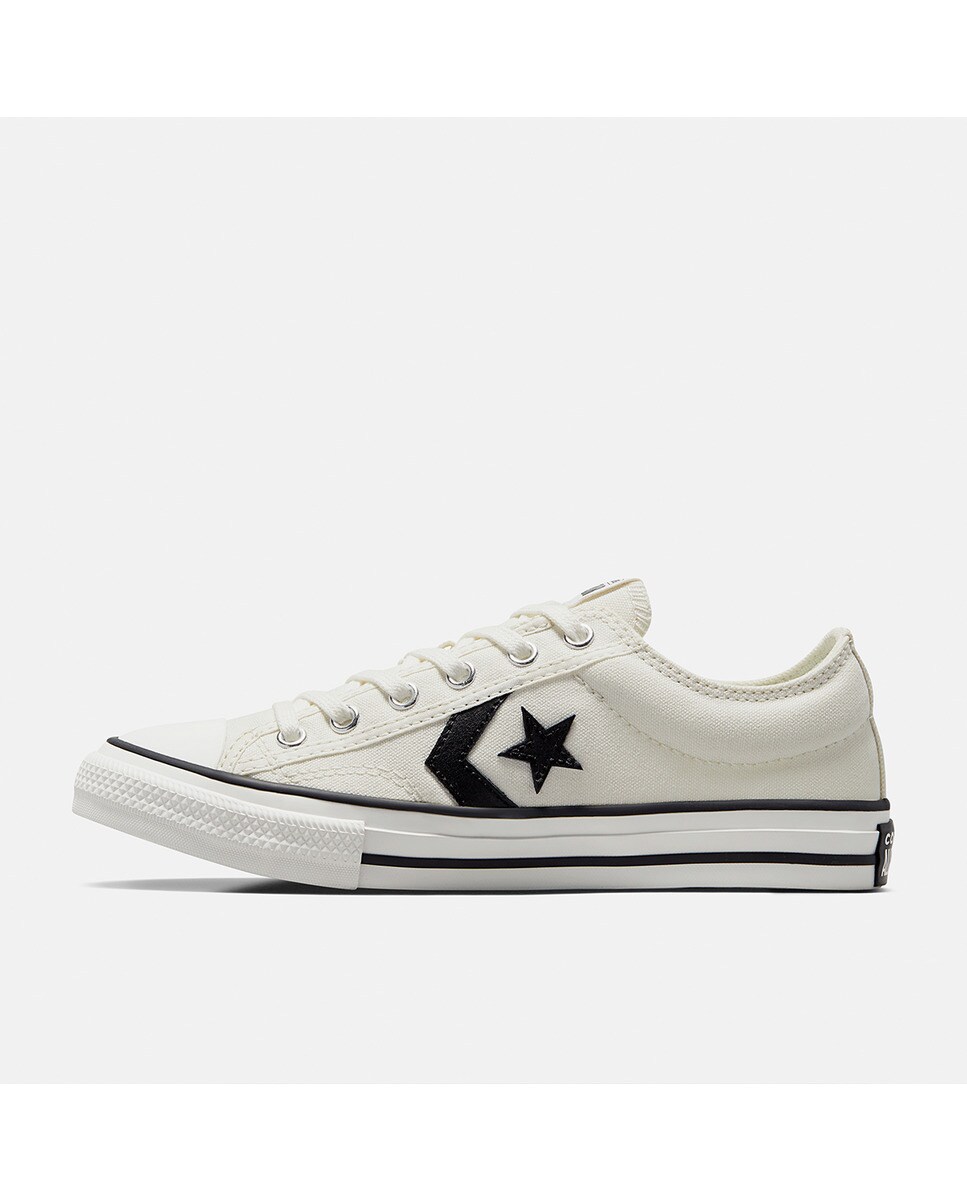 Sapatilhas Casual Unissexo Star Player 76 Foundational Canvas Low Top Branco-2