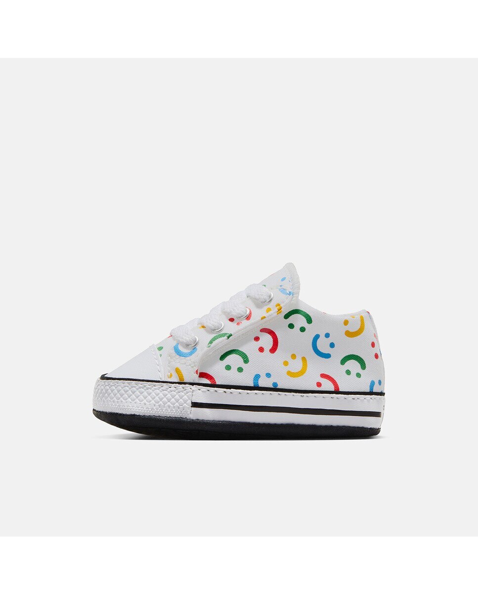 Sapatilhas Casual de Bebé Chuck Taylor All Star Cribster Easy On Doodles Mid Top Branco-2