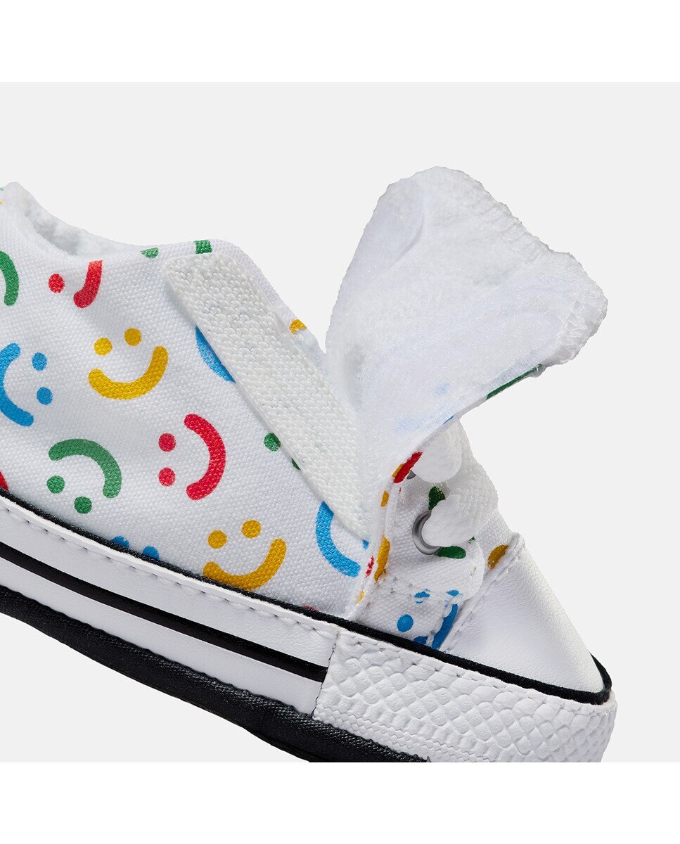 Sapatilhas Casual de Bebé Chuck Taylor All Star Cribster Easy On Doodles Mid Top Branco-7