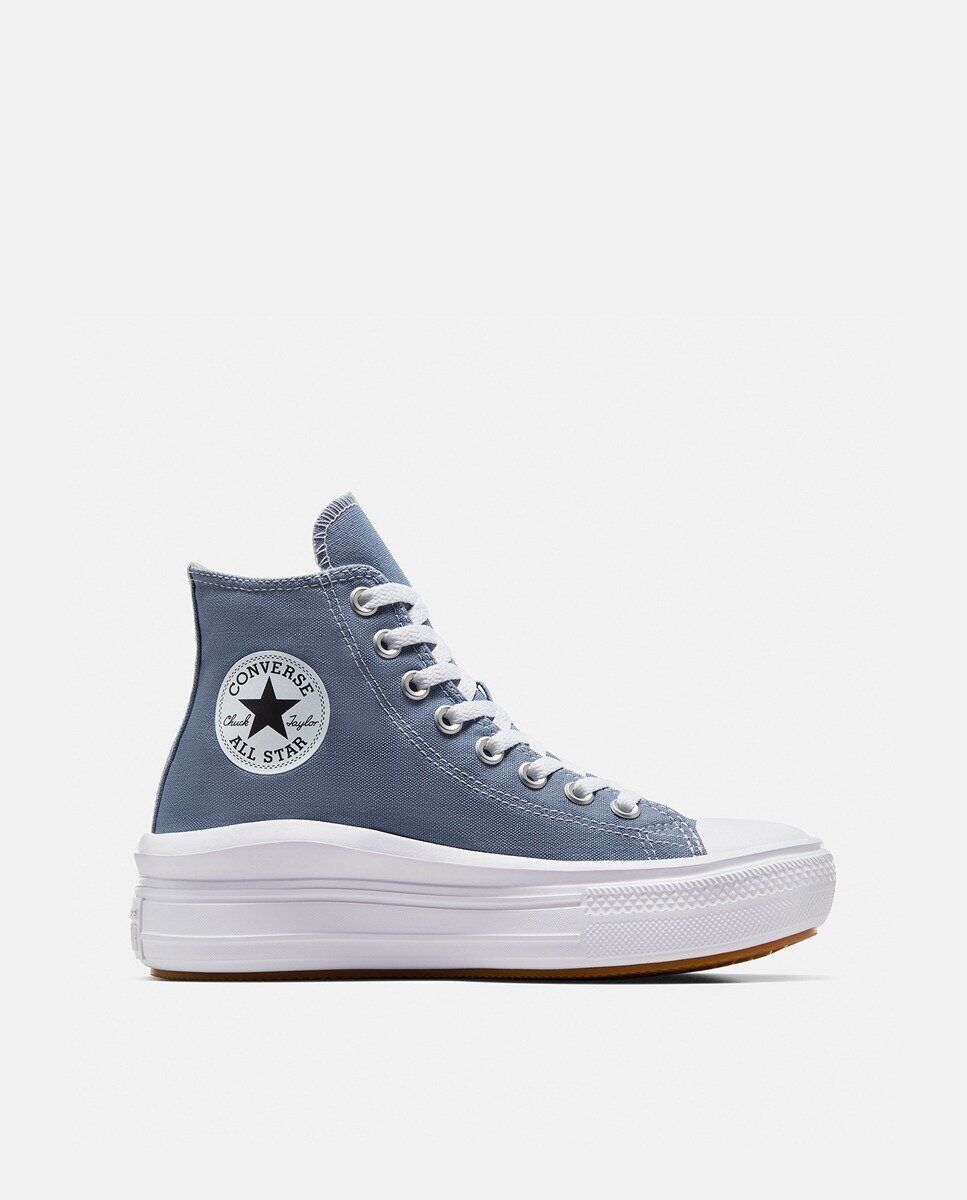 Sapatilhas Casual de Mulher Chuck Taylor All Star Move Azul-pastel-1