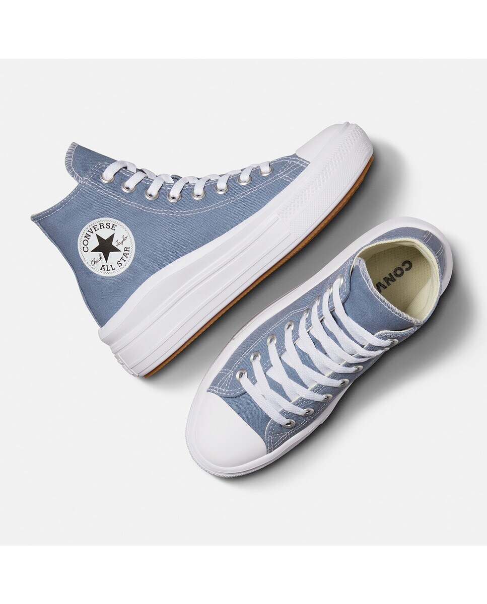 Sapatilhas Casual de Mulher Chuck Taylor All Star Move Azul-pastel-3