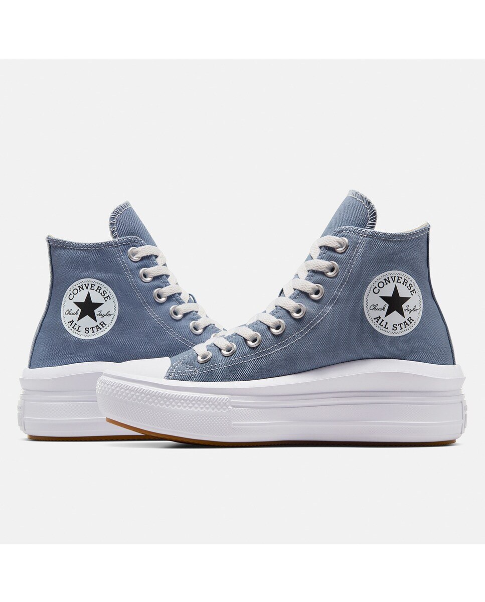 Sapatilhas Casual de Mulher Chuck Taylor All Star Move Azul-pastel-6