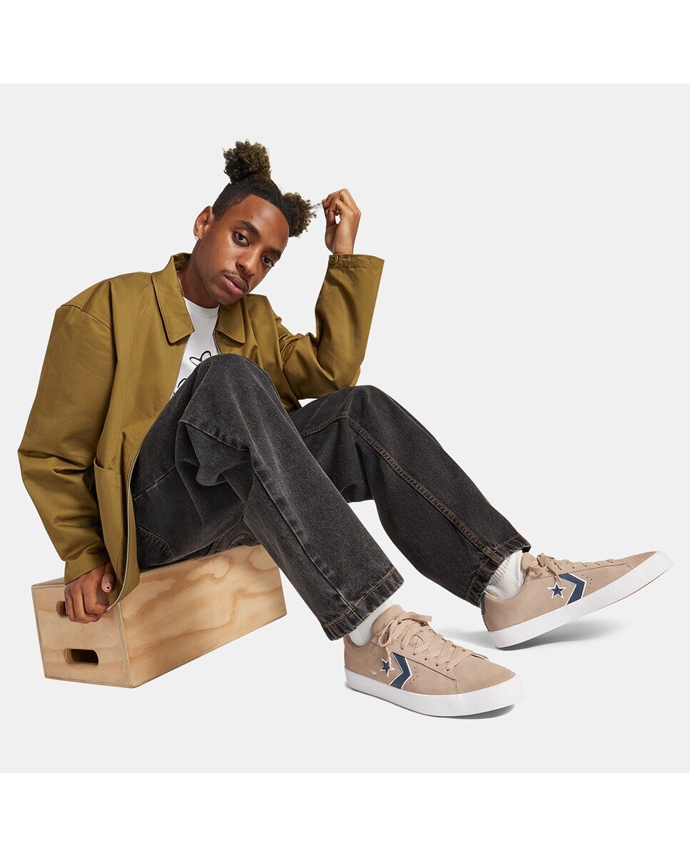 Sapatilhas Casual Unissexo Cons PL Vulc Pro Classic Suede Castanho-2