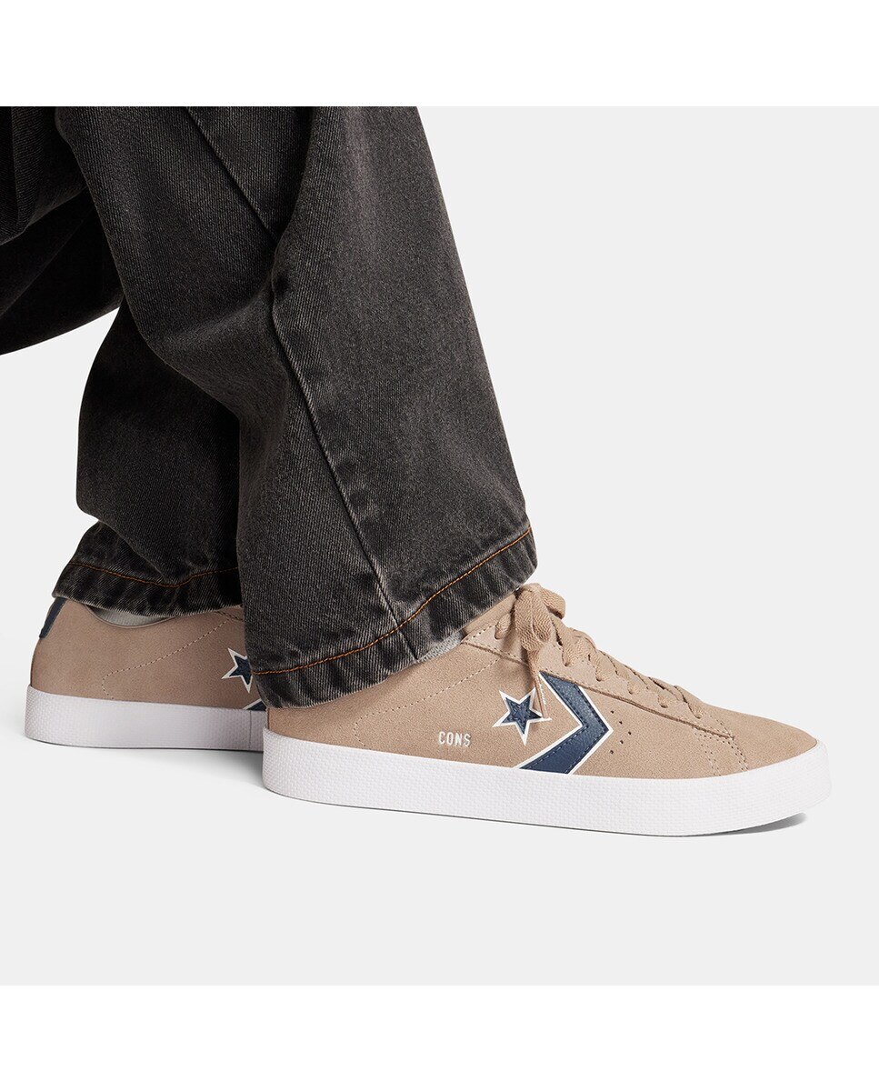 Sapatilhas Casual Unissexo Cons PL Vulc Pro Classic Suede Castanho-3