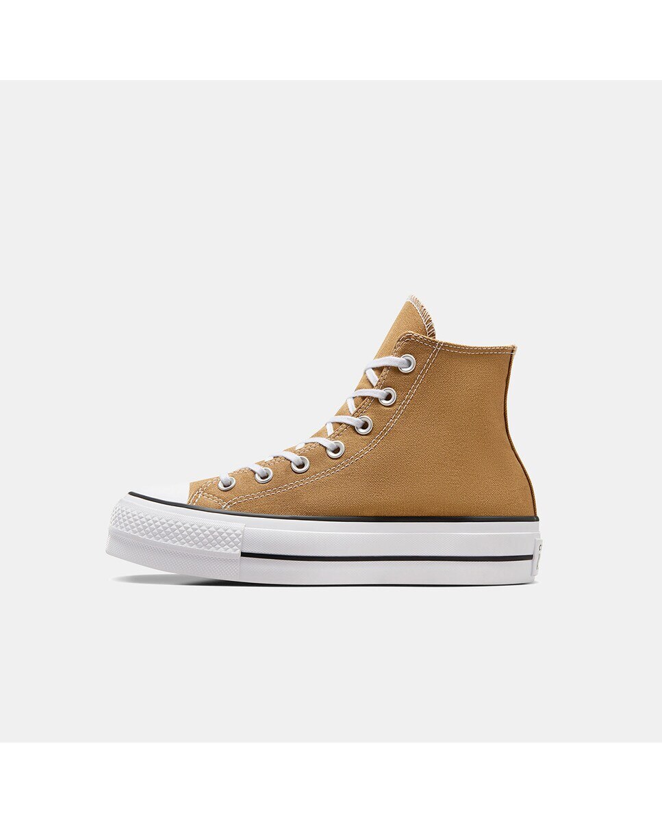 Sapatilhas Casual de Mulher Chuck Taylor All Star Lift Platform High Top Castanho-2