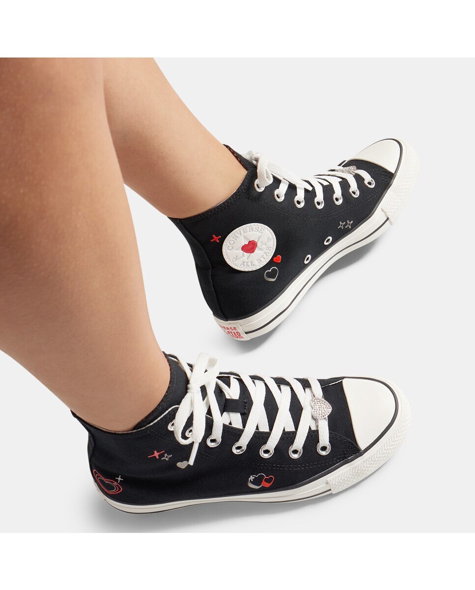 Sapatilhas Casual Unissexo Chuck Taylor All Star Bemy2K Preto-4
