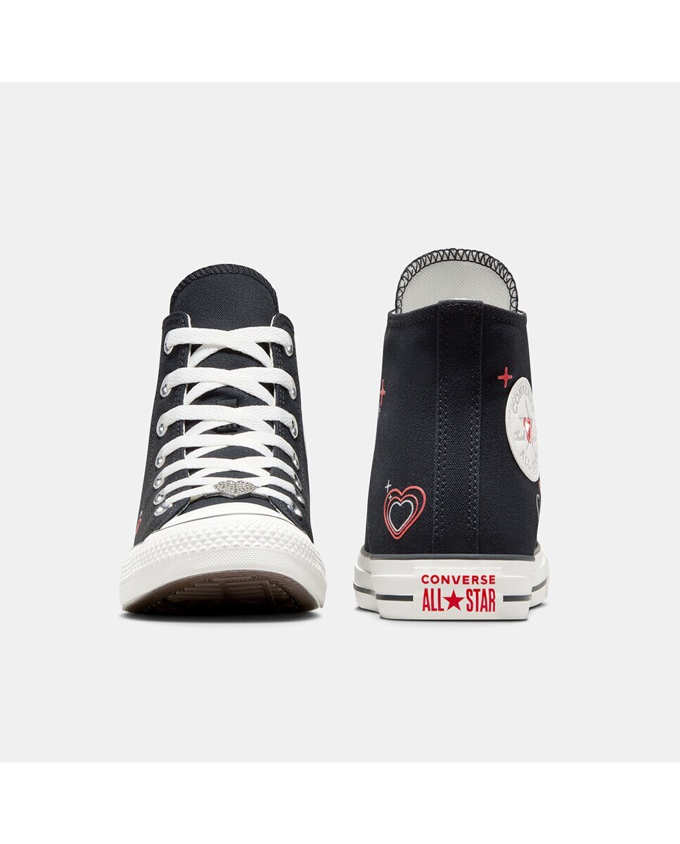 Sapatilhas Casual Unissexo Chuck Taylor All Star Bemy2K Preto-7