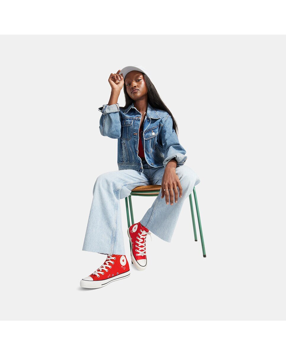 Sapatilhas Casual Unissexo Chuck Taylor All Star Bemy2K Vermelho-5