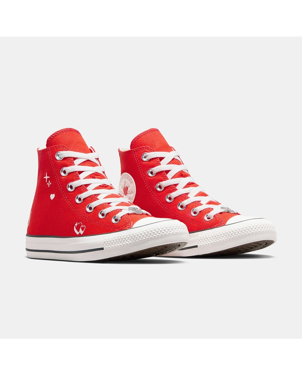 Sapatilhas Casual Unissexo Chuck Taylor All Star Bemy2K Vermelho-7
