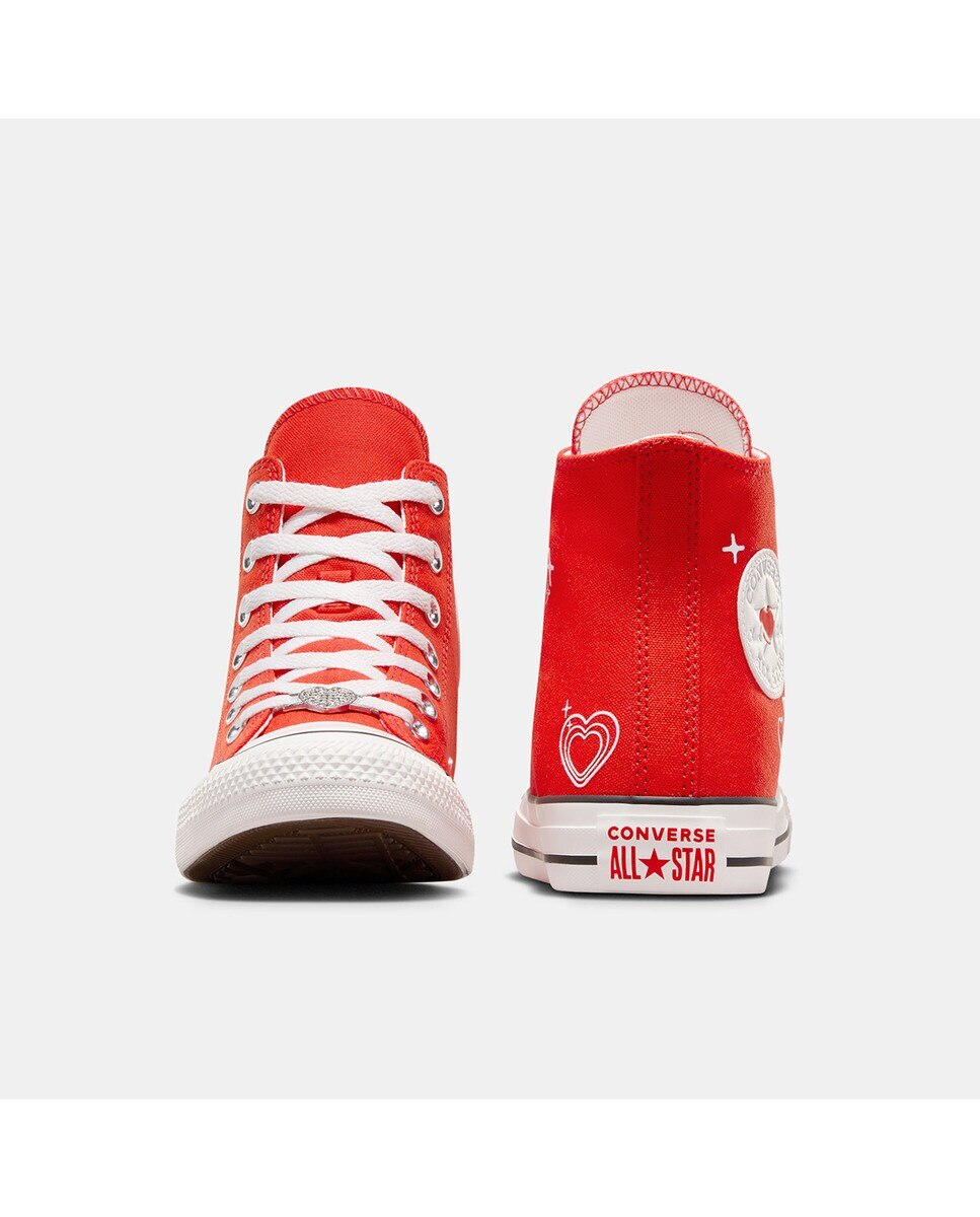 Sapatilhas Casual Unissexo Chuck Taylor All Star Bemy2K Vermelho-8