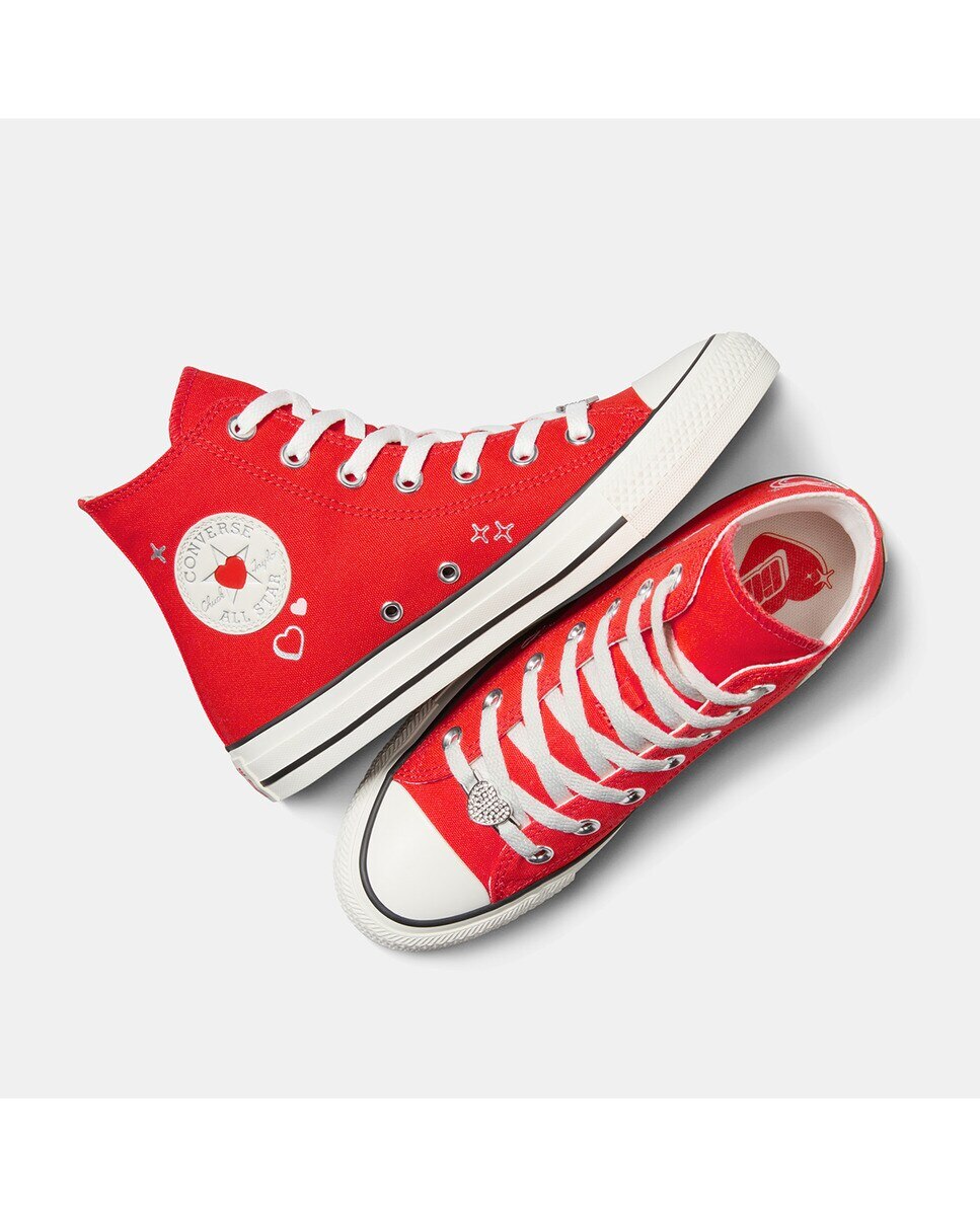 Sapatilhas Casual Unissexo Chuck Taylor All Star Bemy2K Vermelho-9