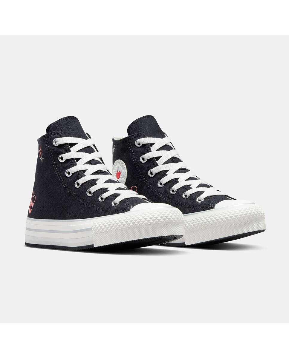 Sapatilhas Casual de Criança Chuck Taylor All Star Eva Lift BEMY2K Preto-3
