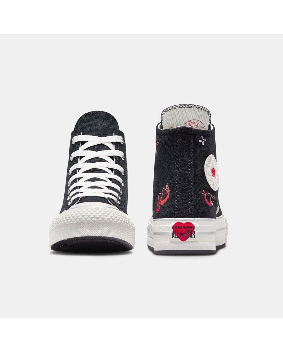 Sapatilhas Casual de Criança Chuck Taylor All Star Eva Lift BEMY2K Preto-4