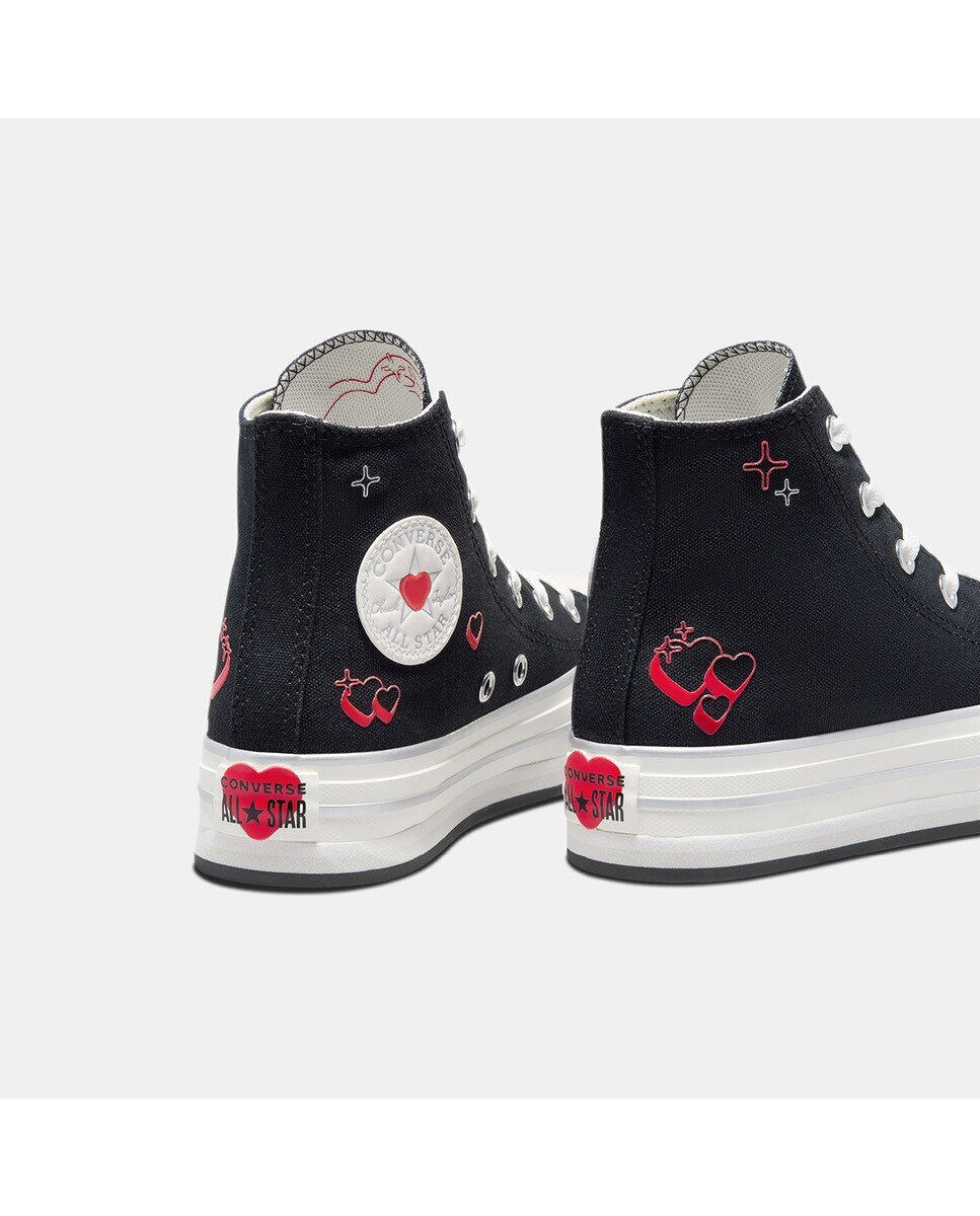 Sapatilhas Casual de Criança Chuck Taylor All Star Eva Lift BEMY2K Preto-7