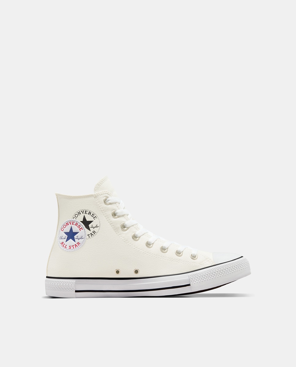Sapatilhas Casual Unissexo Chuck Taylor All Star Side License Plate Branco-1