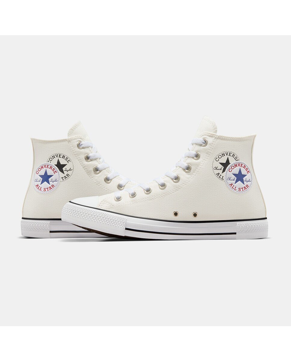 Sapatilhas Casual Unissexo Chuck Taylor All Star Side License Plate Branco-5