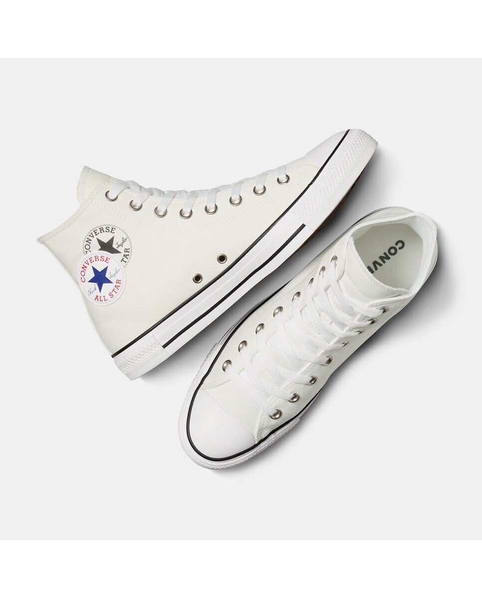 Sapatilhas Casual Unissexo Chuck Taylor All Star Side License Plate Branco-6
