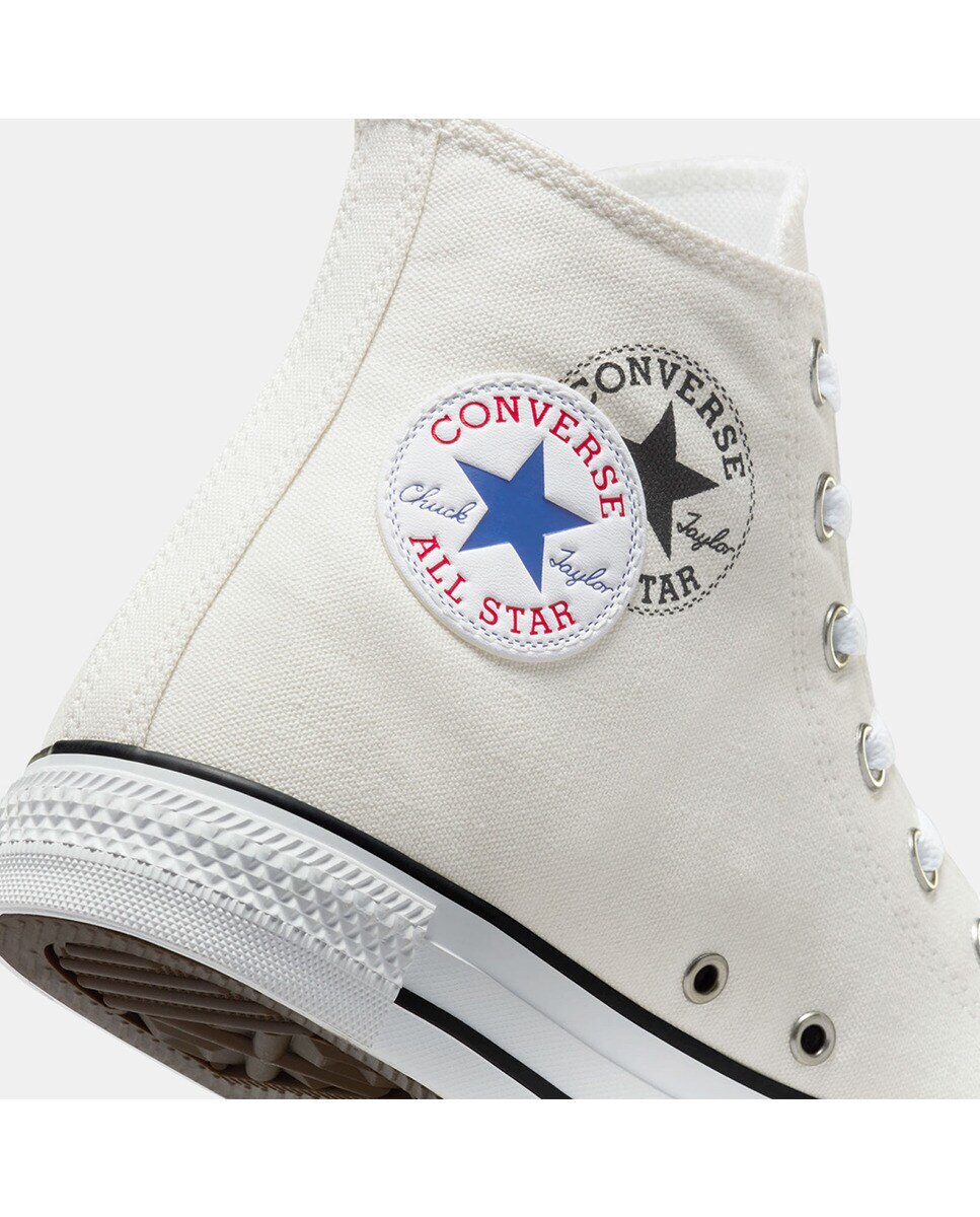 Sapatilhas Casual Unissexo Chuck Taylor All Star Side License Plate Branco-7