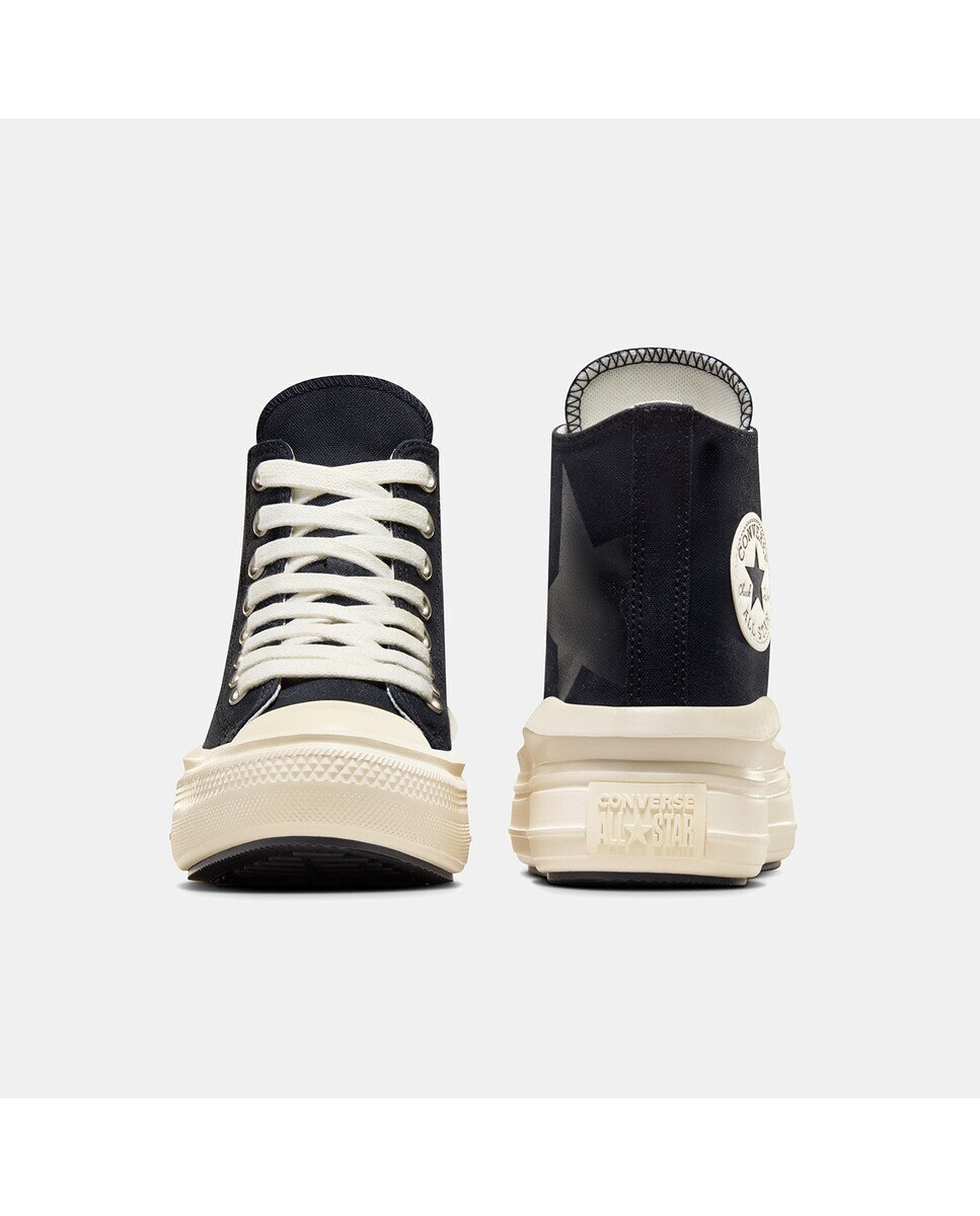 Sapatilhas Casual de Mulher Chuck Taylor All Star Move New Form Shine Preto / Branco-4