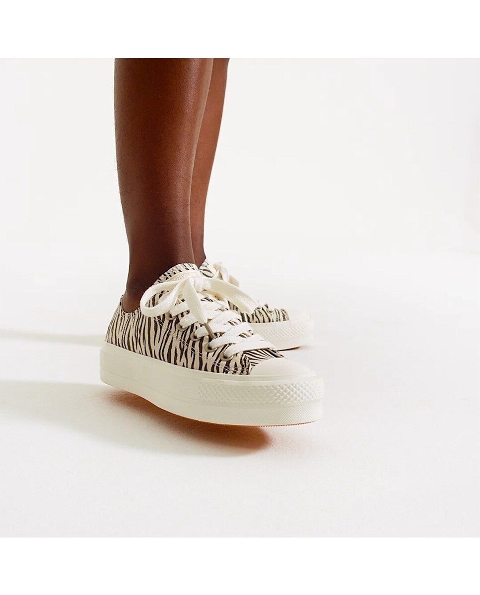 Sapatilhas Casual de Mulher Chuck Taylor All Star Lift Archive 2.0 Branco-marfim-2