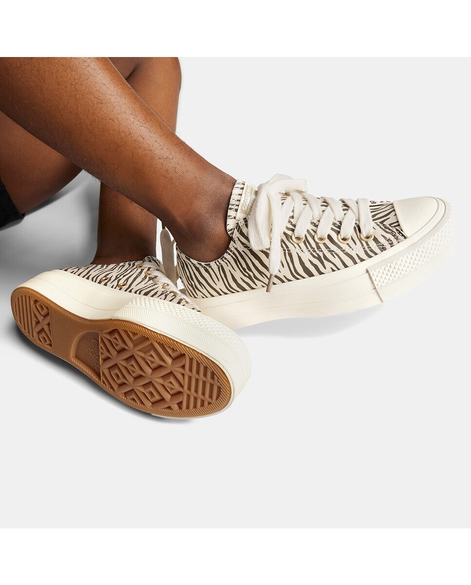 Sapatilhas Casual de Mulher Chuck Taylor All Star Lift Archive 2.0 Branco-marfim-5