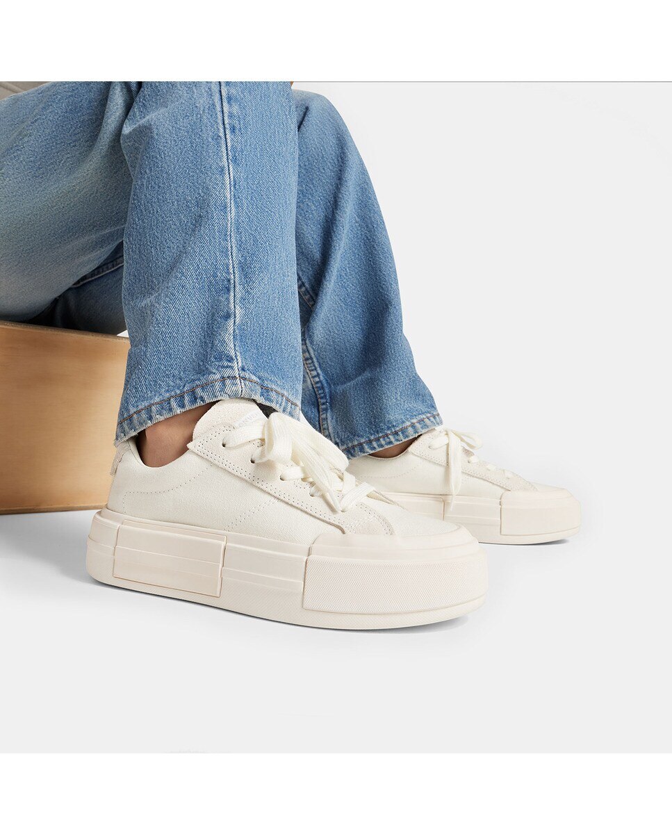 Sapatilhas Casual Unissexo Chuck Taylor All Star Cruise Low Top Branco-marfim-4