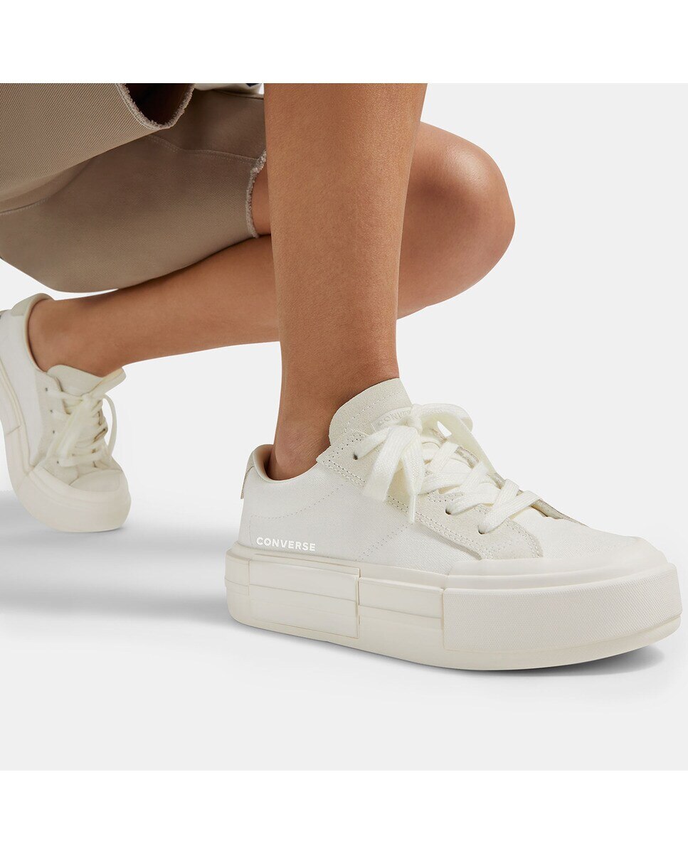 Sapatilhas Casual Unissexo Chuck Taylor All Star Cruise Low Top Branco-marfim-6